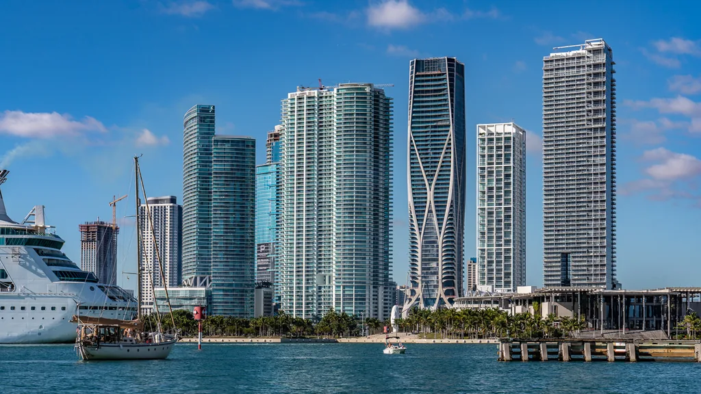 View of Park West, Miami