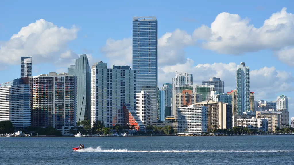 View of Brickell Skyline, Miami