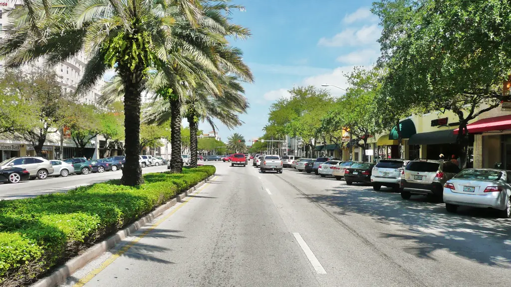 View of Miracle Mile Coral Gables, Miami