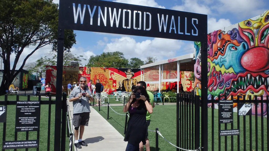 View of Wynwood Walls, Miami
